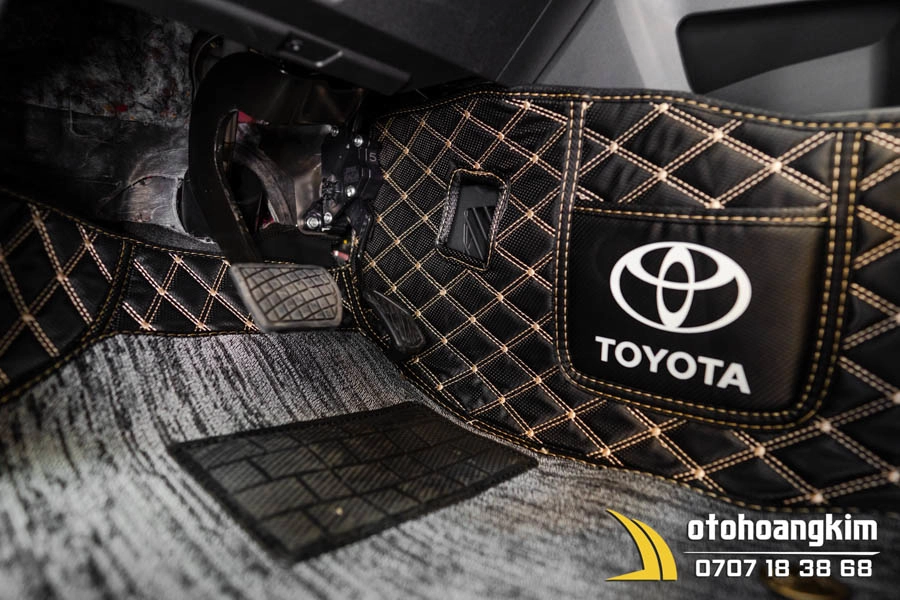Thảm 5D 5 Chỗ Da Carbon Toyota Raize - Ảnh 3