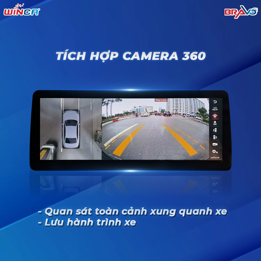 Màn hình android Winca S300+ Pro 360 12.3 inch thông dụng - Ảnh 10
