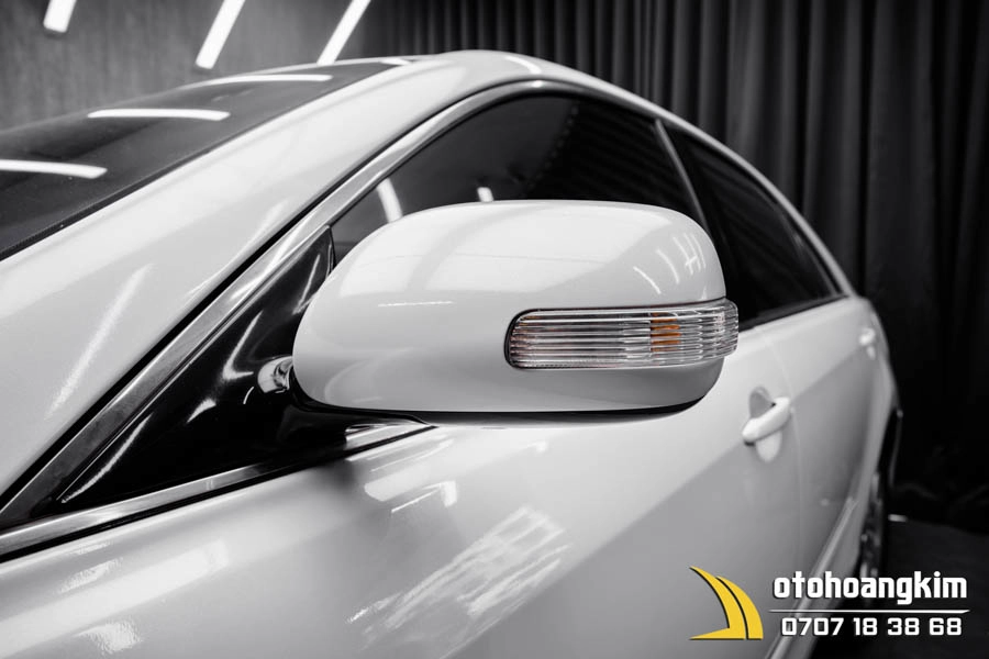 Wrap Đổi Màu Xe Toyota Camry 2010 Màu Trắng Sang TRỌNG - Ảnh 3