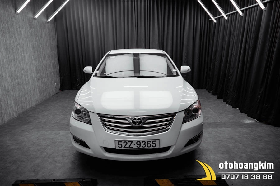 Wrap Đổi Màu Xe Toyota Camry 2010 Màu Trắng Sang TRỌNG - Ảnh 1