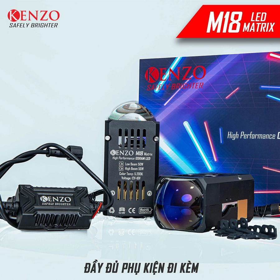 Bi Led Kenzo M18 Matrix - Ảnh 1