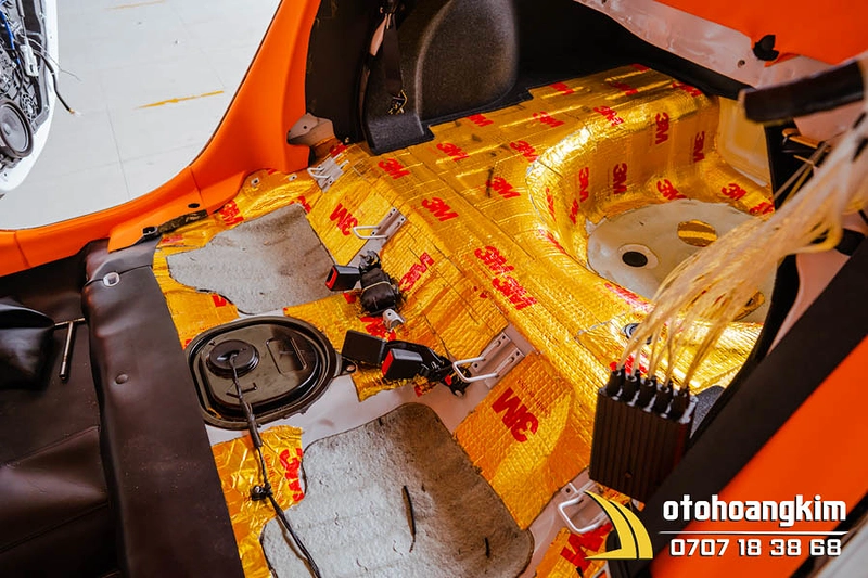 Cách âm chống ồn 3M 2 lớp màu vàng (Giá/Tấm)