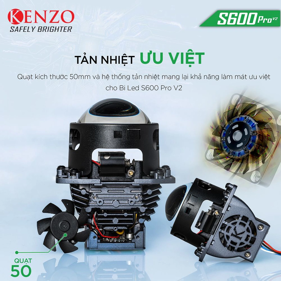 Bi Led Kenzo S600 Pro V2  - Ảnh 3