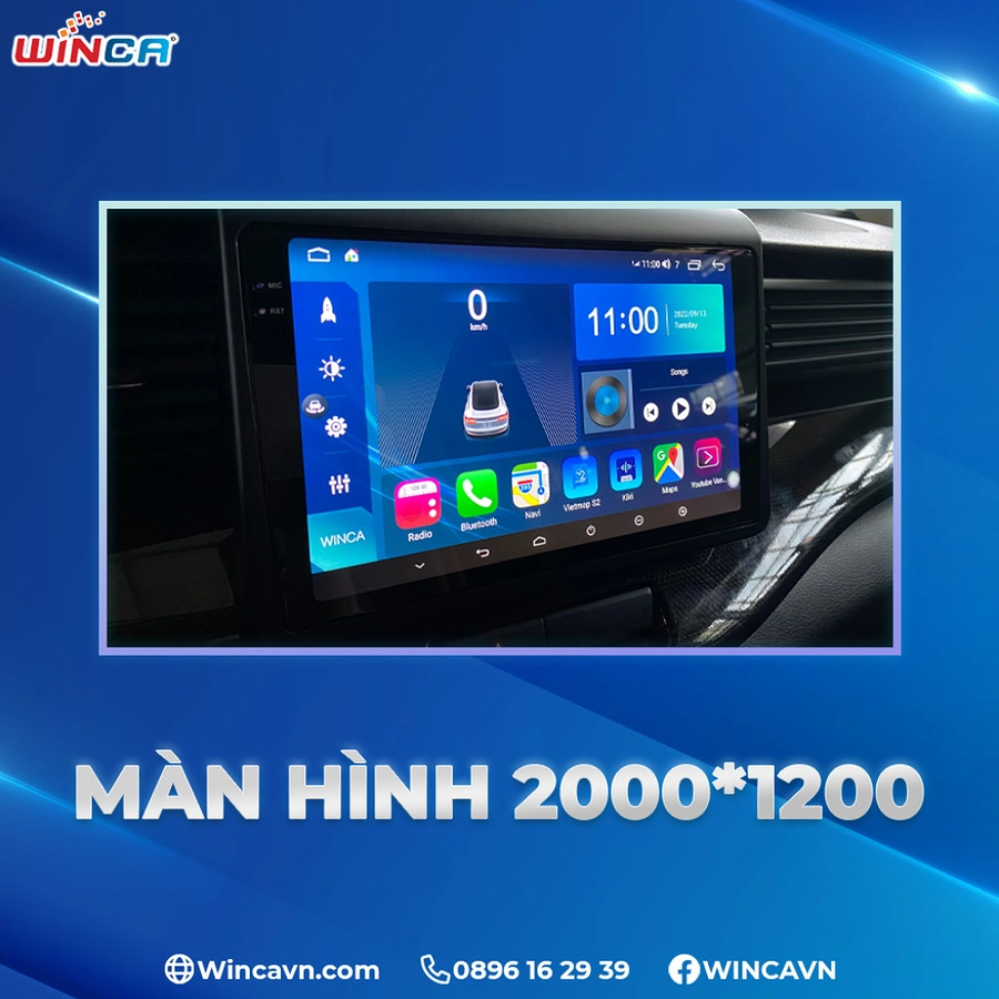 Màn hình android Winca S170+ QLED 2K 9 inch - Ảnh 6