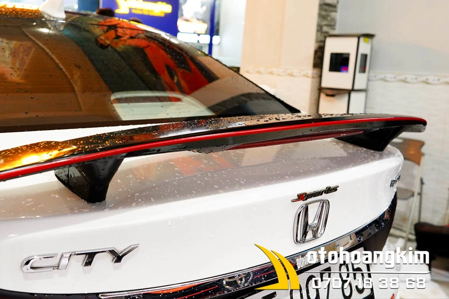 Đuôi Cá Cao Honda Civic Màu Đen - Ảnh 2