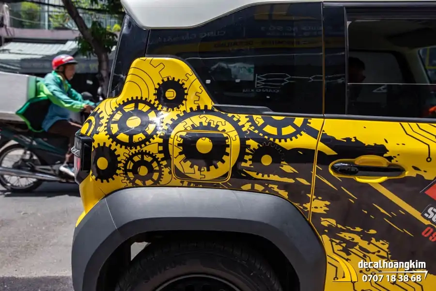 Tem Xe Vinfast VF3 - Mẫu tem quảng cáo - Ảnh 5