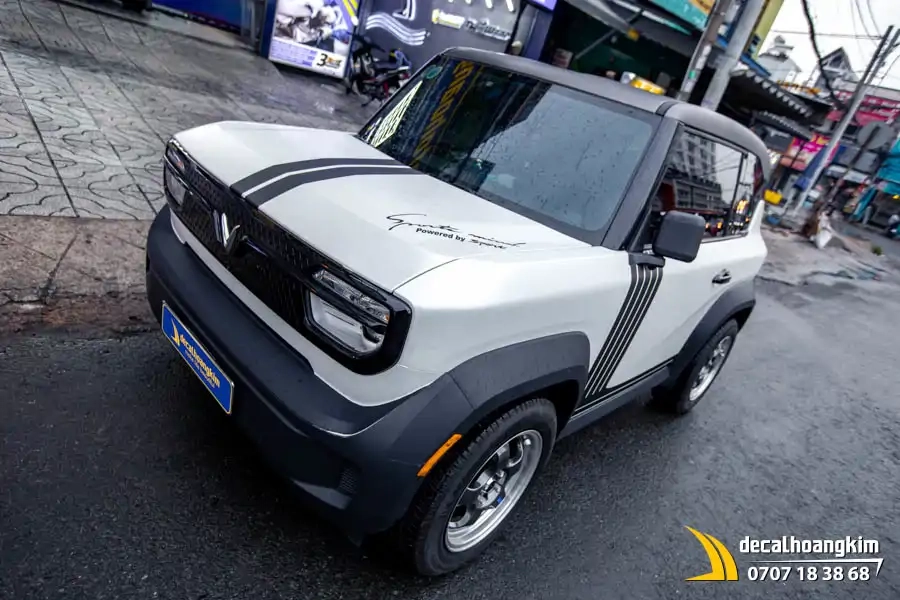 Tem Xe Vinfast VF3 - Tem sọc thể thao - Ảnh 8