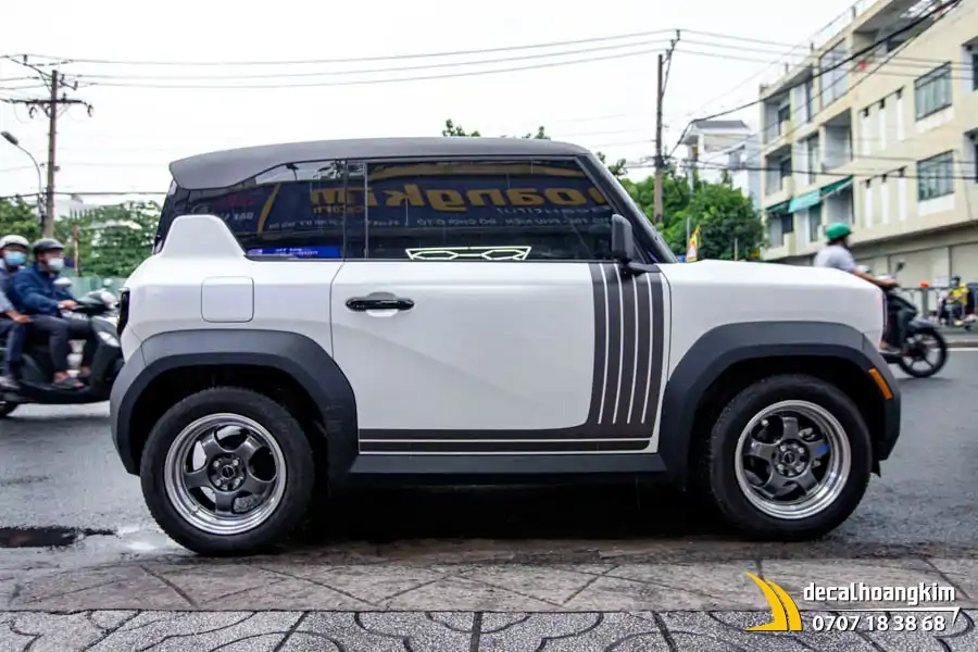 Tem Xe Vinfast VF3 - Tem sọc thể thao - Ảnh 3