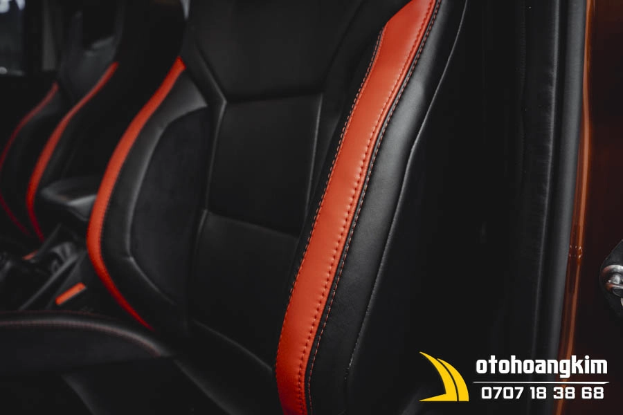 Áo Ghế Da Công Nghiệp Phối Da Lộn + Độ Ghế Raptor - Ảnh 2