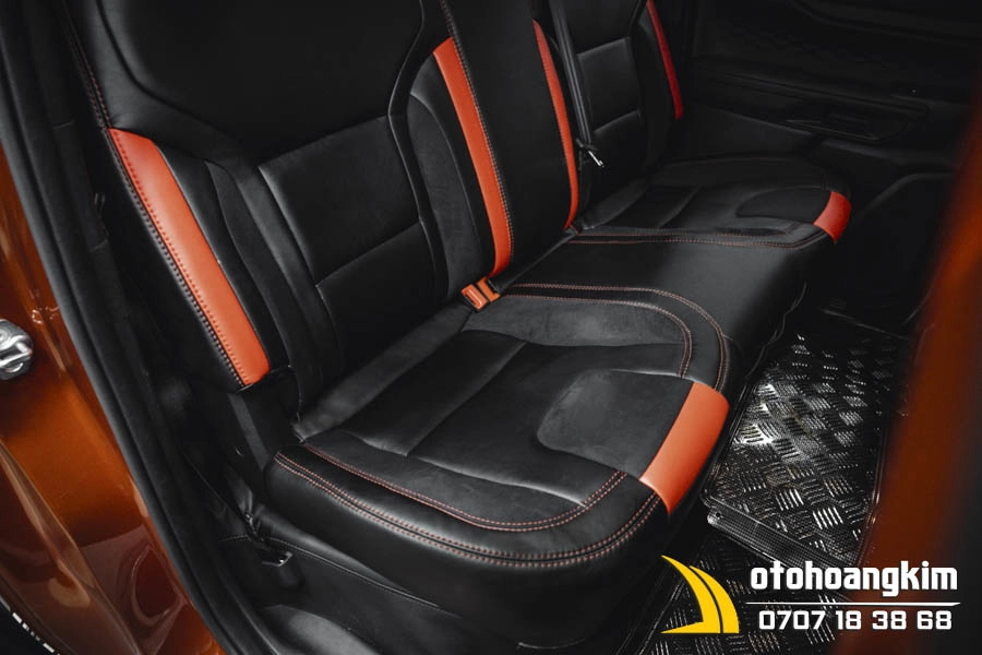 Áo Ghế Da Công Nghiệp Phối Da Lộn + Độ Ghế Raptor - Ảnh 11