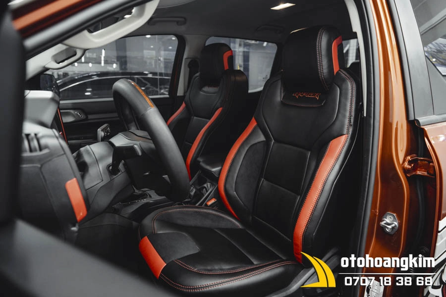 Áo Ghế Da Công Nghiệp Phối Da Lộn + Độ Ghế Raptor - Ảnh 8