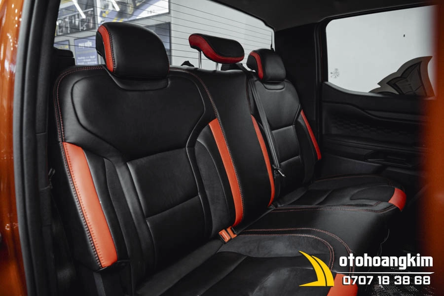 Áo Ghế Da Công Nghiệp Phối Da Lộn + Độ Ghế Raptor - Ảnh 12