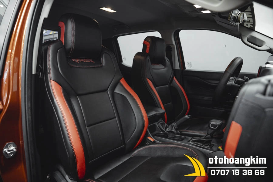 Áo Ghế Da Công Nghiệp Phối Da Lộn + Độ Ghế Raptor - Ảnh 17