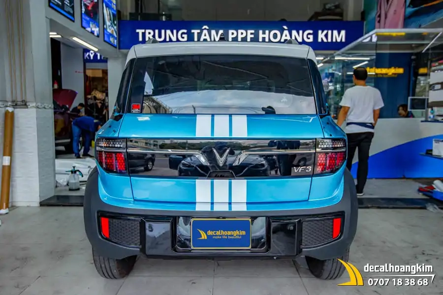 Tem xe Vinfast VF3 - Mẫu phong cách Geometric - Ảnh 7