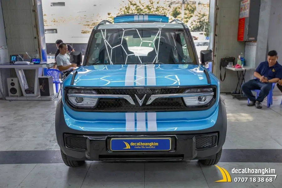 Tem xe Vinfast VF3 - Mẫu phong cách Geometric - Ảnh 6