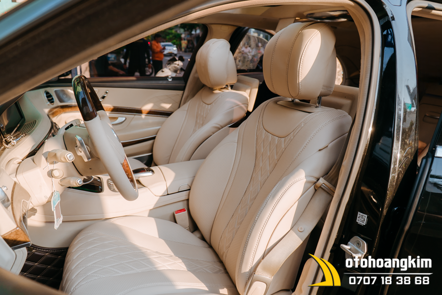 Đổi Màu Nội Thất Mercedes Maybach Màu Cực Sang - Ảnh 2