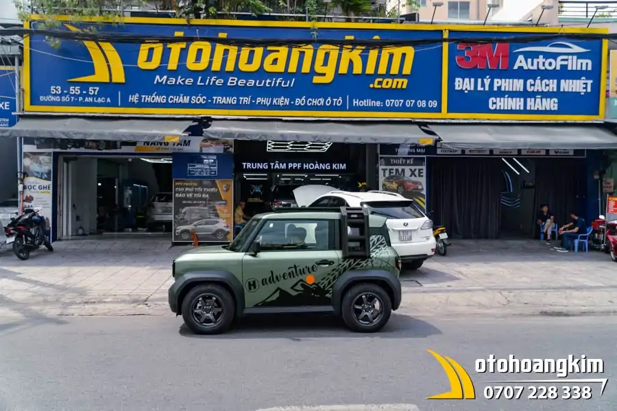 Tem Xe Vinfast VF3 - Mẫu tem chữ Adventure - Ảnh 1