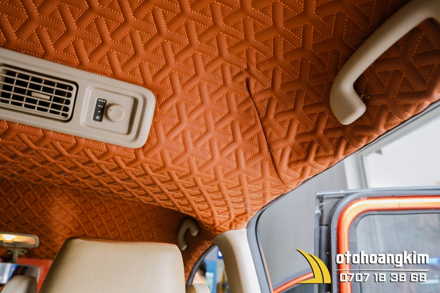 Bọc Trần La Phông 5D 7 Chỗ Màu Cam Hiện Đại - Ảnh 3