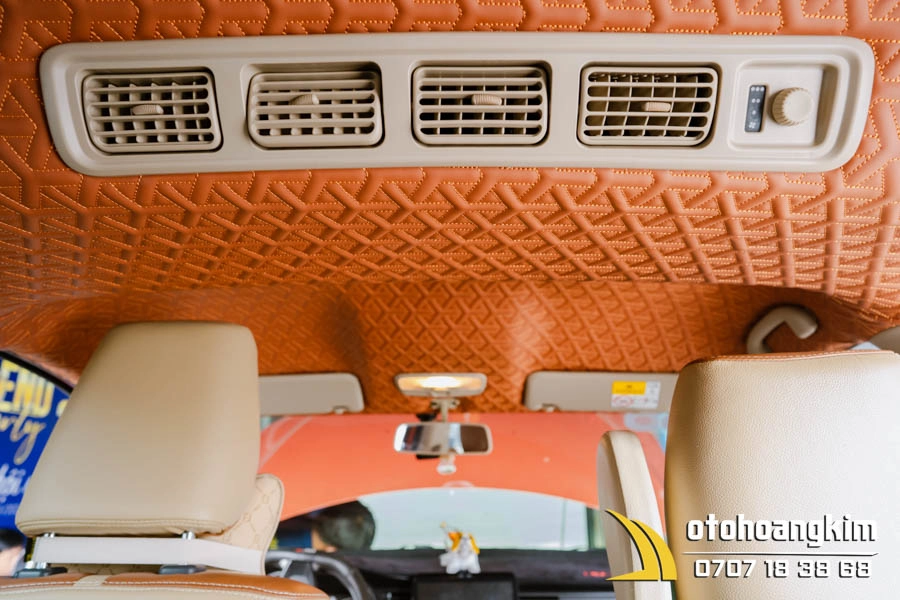 Bọc Trần La Phông 5D 7 Chỗ Màu Cam Hiện Đại - Ảnh 4