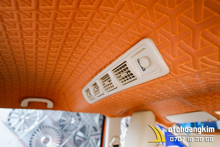 Bọc Trần La Phông 5D 7 Chỗ Màu Cam Hiện Đại - Ảnh 5