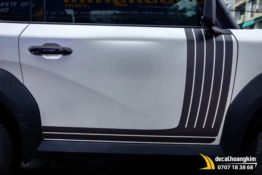 Tem Xe Vinfast VF3 - Tem sọc thể thao - Ảnh 12