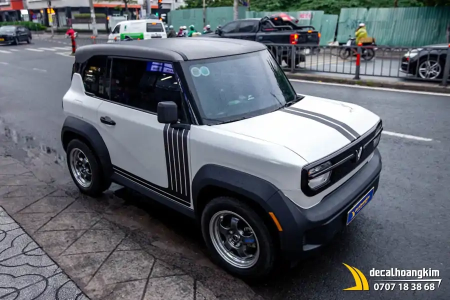 Tem Xe Vinfast VF3 - Tem sọc thể thao - Ảnh 11