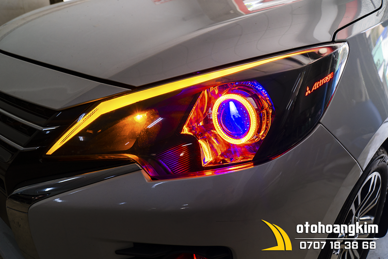Độ Đèn Xe Mitsubishi Attrage
