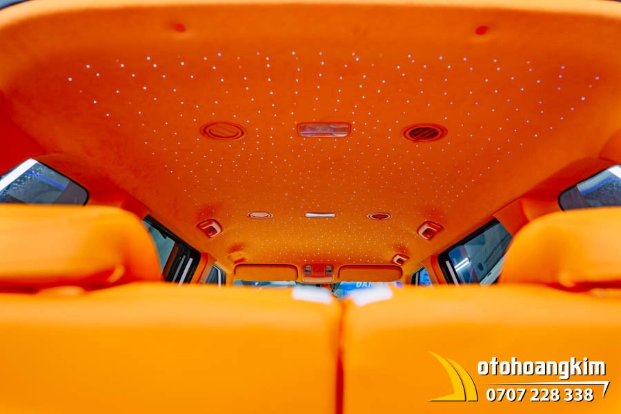 Kia Carens Bọc Trần Da Lộn Và Trần Sao Rơi - Ảnh 5