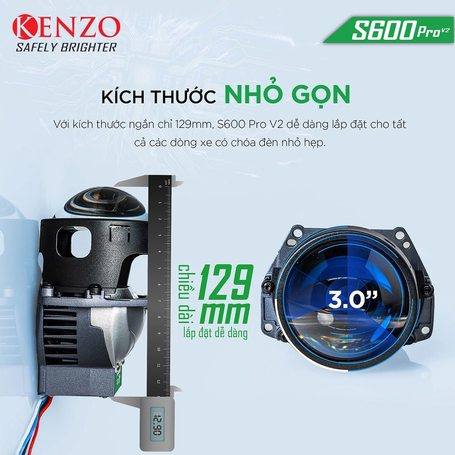 Bi Led Kenzo S600 Pro V2  - Ảnh 5