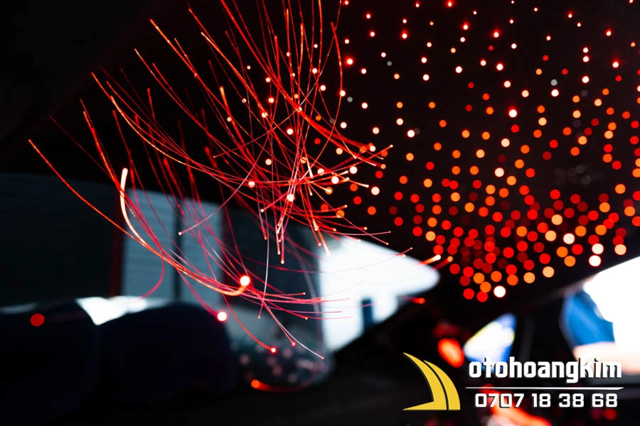 Led trần sao rơi xe Kia K3 lung linh, sang trọng - Ảnh 3