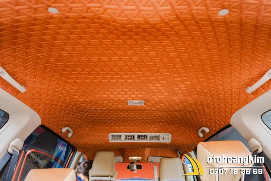 Bọc La Phông Trần 5D Cho Xe 7 Chỗ - Ảnh 2