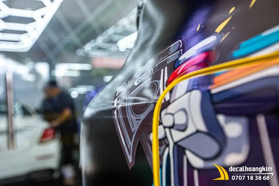Tem xe Vinfast VF3 - Mẫu tem UV phong cách nghệ thuật - Ảnh 7