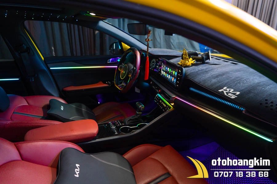 Led Nội Thất Ma Trận Hãng Ambient Cho Kia K5 - Ảnh 4