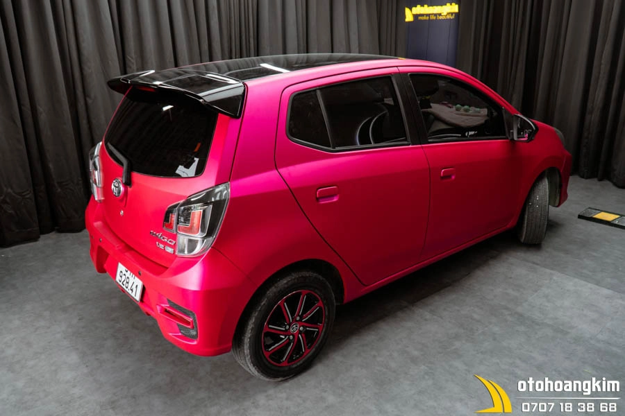 Wrap Đổi Màu Ô Tô 4 Chỗ Xe ToyotA WIGO - Ảnh 2