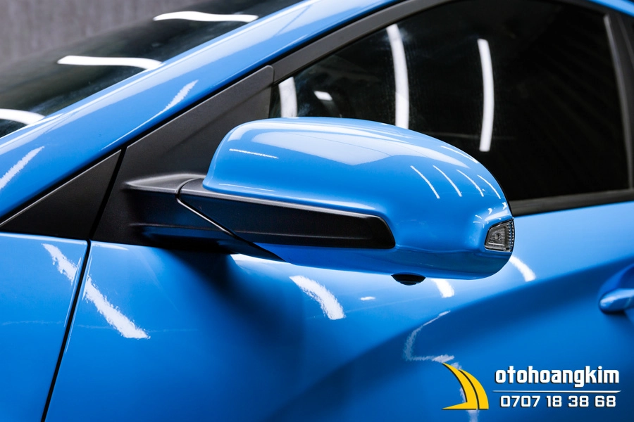 Dán Đổi Màu Candy Xanh Hyundai Kona - Ảnh 4