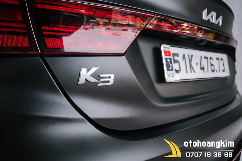 Wrap Đổi Màu Ô Tô 4 Chỗ KIA K3