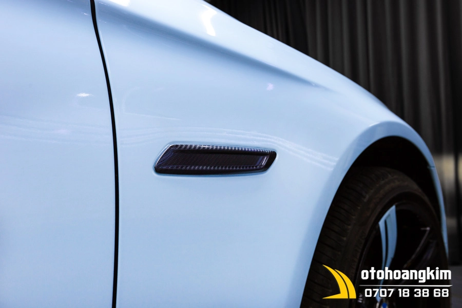 Dán Đổi Màu Candy Xanh Nhạt Xe Bmw - Ảnh 14