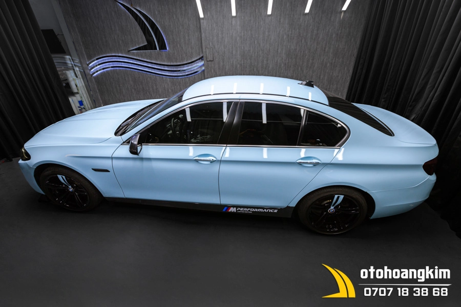 Dán Đổi Màu Candy Xanh Nhạt Xe Bmw - Ảnh 27
