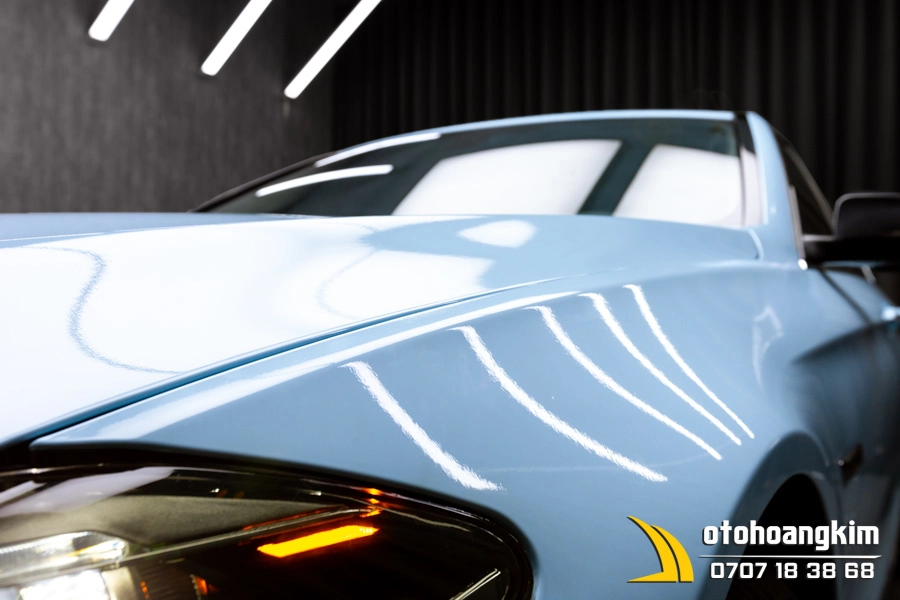 Dán Đổi Màu Candy Xanh Nhạt Xe Bmw - Ảnh 11