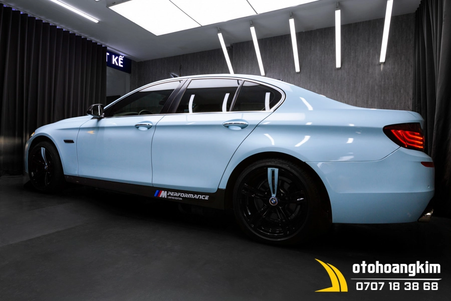 Dán Đổi Màu Candy Xanh Nhạt Xe Bmw - Ảnh 20