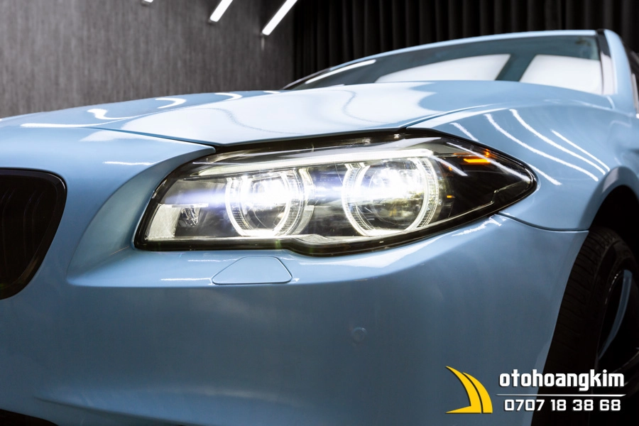 Dán Đổi Màu Candy Xanh Nhạt Xe Bmw - Ảnh 10