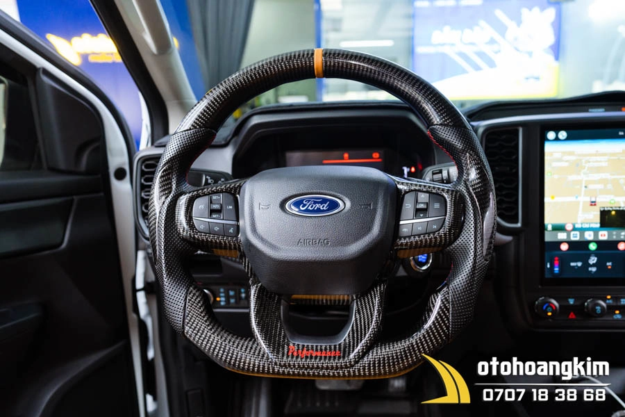 Vô Lăng Độ Thể Thao Chất Liệu Cacbon - Ảnh 8