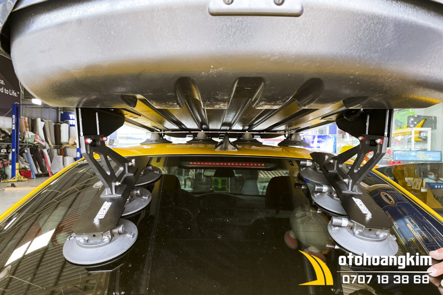 Hộp Đựng Đồ Trên Nóc Xe Hãng Shiturui 700L Đen - Ảnh 9