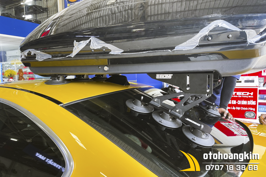 Hộp Đựng Đồ Trên Nóc Xe Hãng Shiturui 700L Đen - Ảnh 10