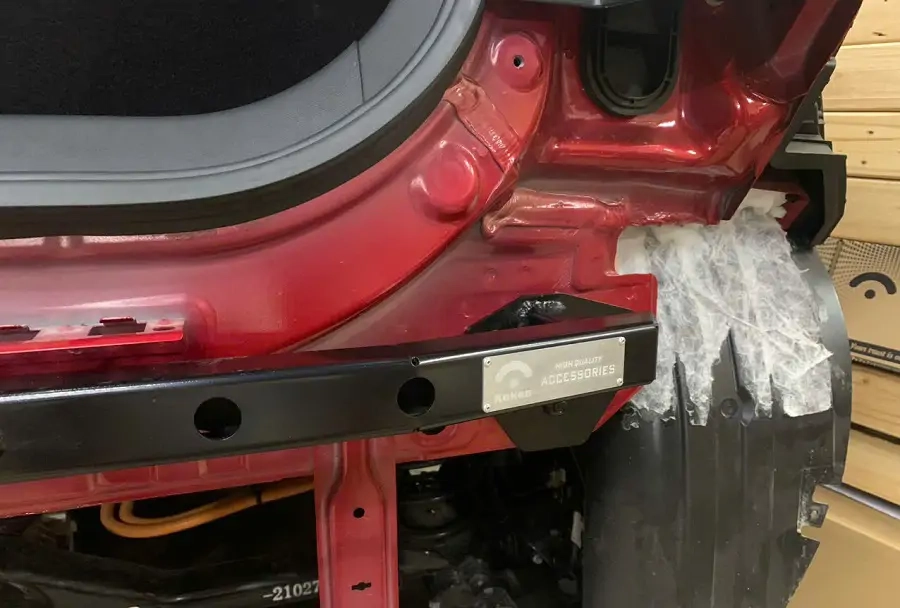 Thanh xương cản sau VF3 (thép) - Ảnh 3