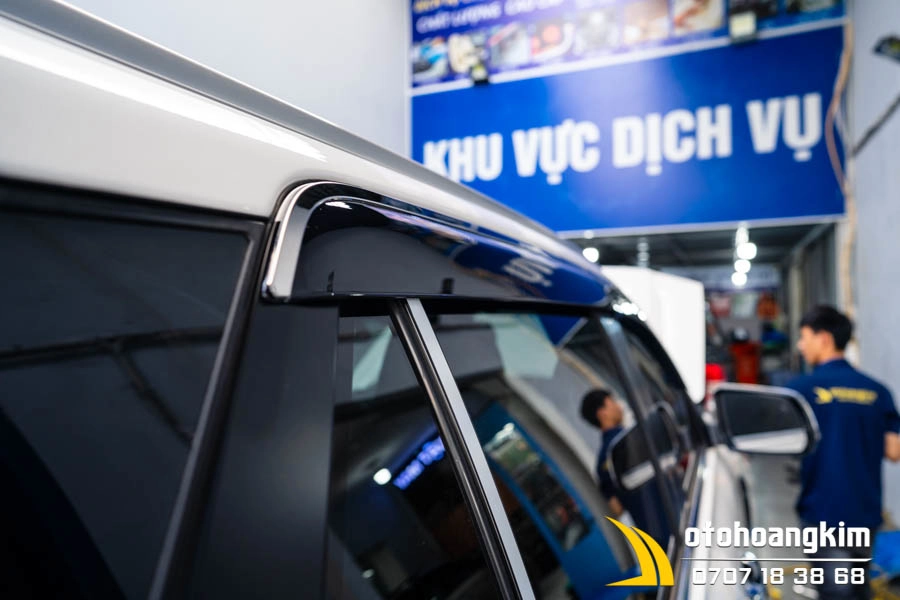 Vè Che Mưa Ford Everest 2018 Viền Inox Cao Cấp - Ảnh 2