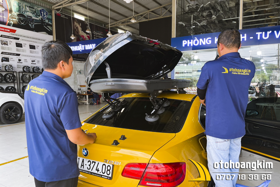 Hộp Đựng Đồ Trên Nóc Xe Hãng Shiturui 700L Đen - Ảnh 8