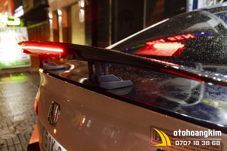 Đuôi Cá Cao Cacbon Có Điện Thông Dụng Honda Civic 2022 - Ảnh 2