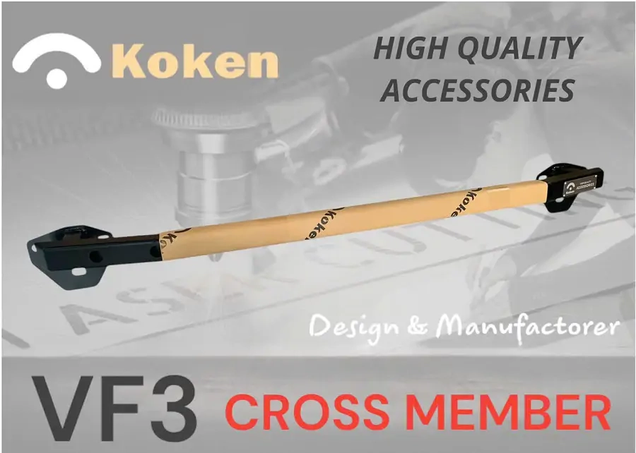 Thanh xương cản sau VF3 (thép) - Ảnh 1