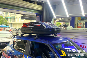 Hộp đựng đồ trên nóc xe 500L đen